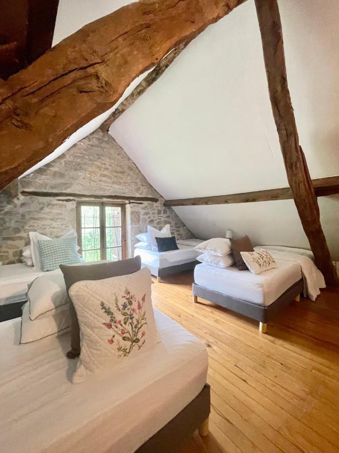 Villa Domaine Du Bonheur En Pierre Avec Piscine, Proche Sarlat à Carlux Extérieur photo