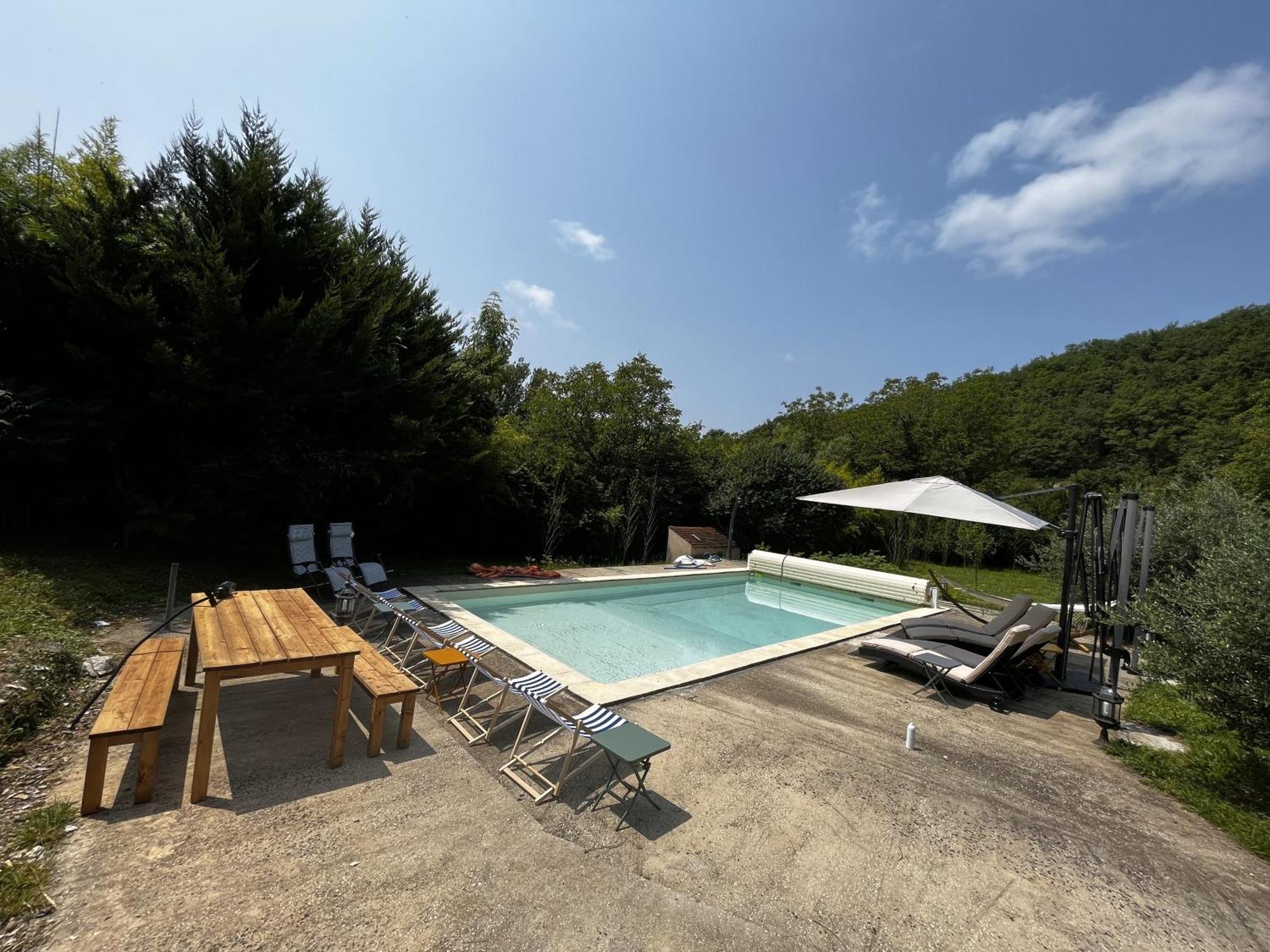 Villa Domaine Du Bonheur En Pierre Avec Piscine, Proche Sarlat à Carlux Extérieur photo